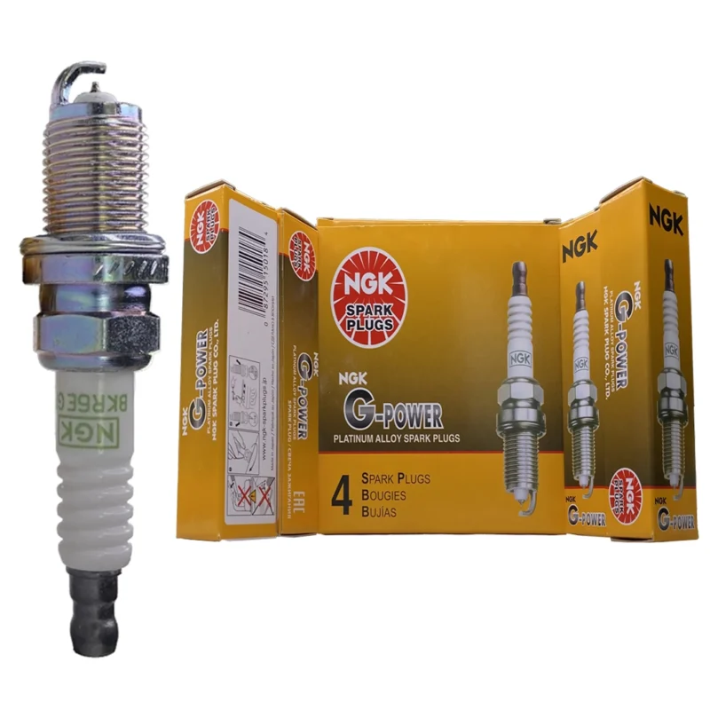 شمع NGK جی پاور BKR6EGP | شمع سوزنی پلاتینیومی پایه کوتاه ژاپنی مناسب خودروهای بنزینی
