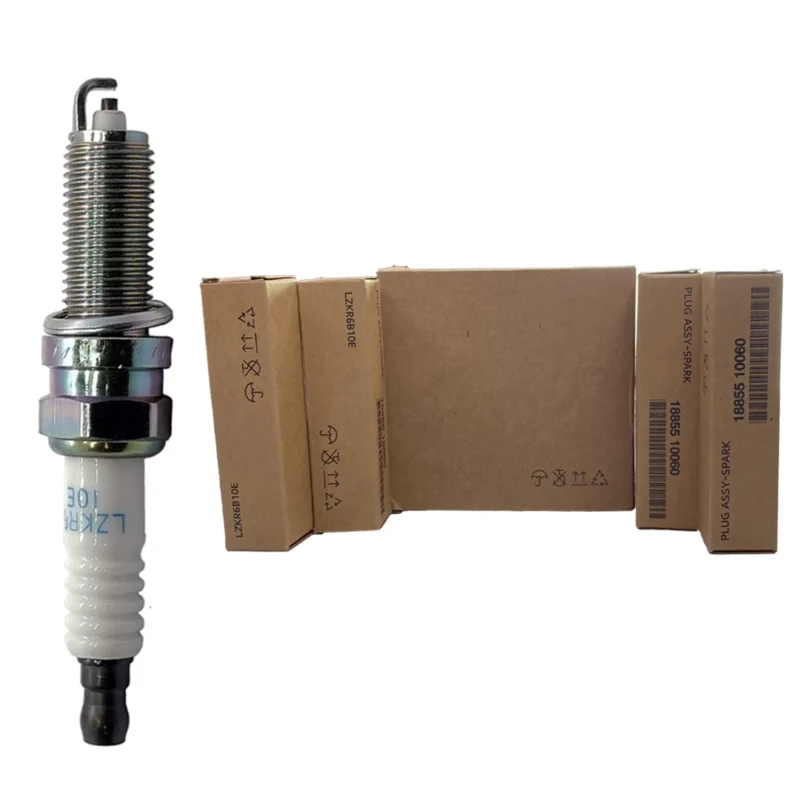 شمع موبیس هیوندای NGK یورو 4مدل LZKR6B-10E جعبه کاهی هیوندای MOBIS 18855-10060