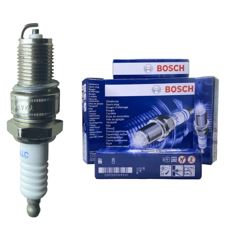 شمع بوش BOSCH پایه کوتاه کاربرات رنويي آلمان E6TC